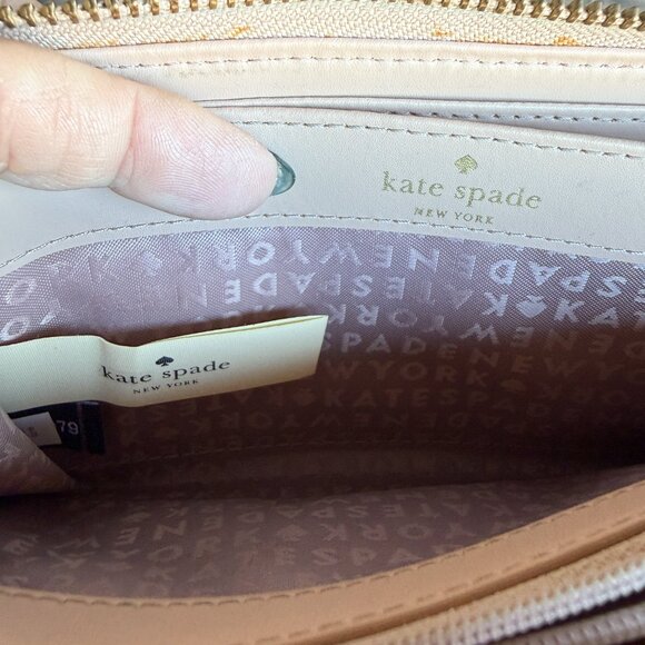 NWOT Kate Spade Zip Wallet - Devin Zip Around - Retired Cactus Design - Picture 4 of 8